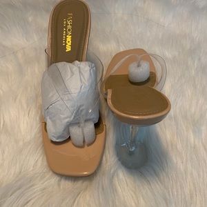 Fashion Nova Clear Heels